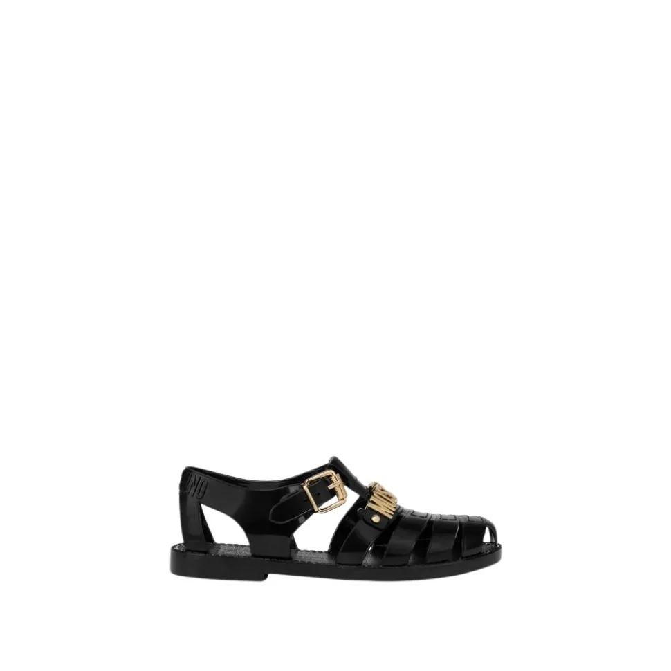 Jelly Sandalen met Lettering Logo