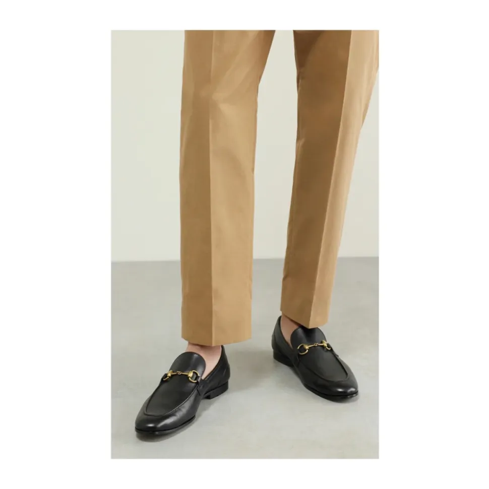 Jordaan leren loafers