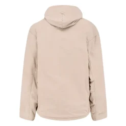 Katoenen Blend Jas met Geborduurd Logo