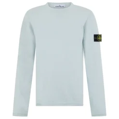 Katoenen en nylon trui met ribbels