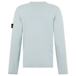 Katoenen en nylon trui met ribbels