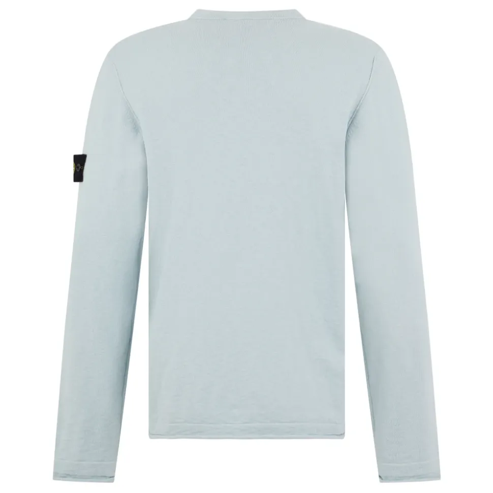 Katoenen en nylon trui met ribbels