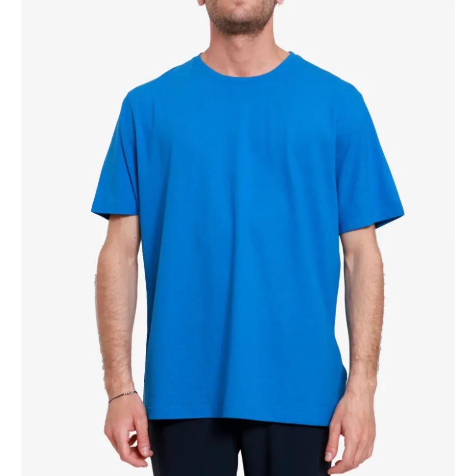 Katoenen T-shirt met ronde hals