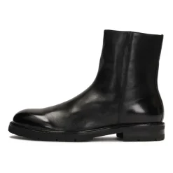 Kazar Zwarte Lederen Boots