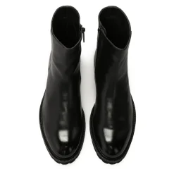 Kazar Zwarte Lederen Boots
