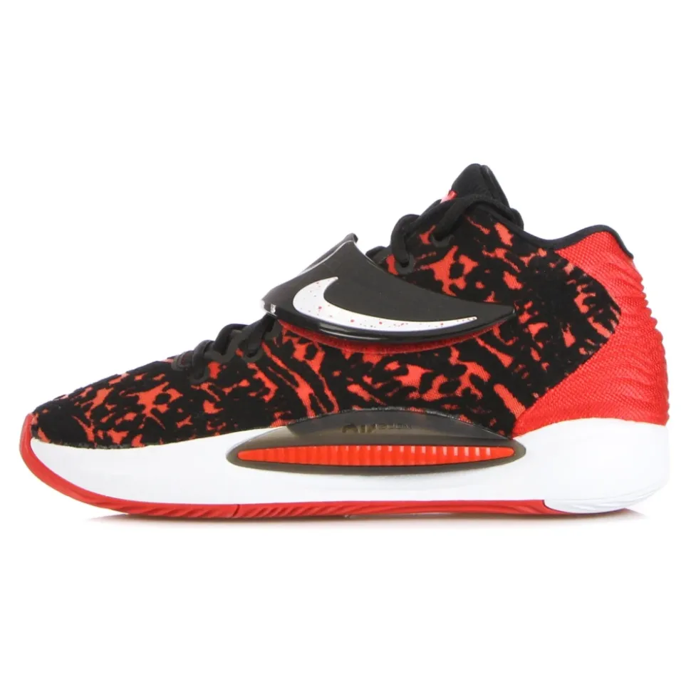KD14 Basketbalschoen Zwart/Rood/Wit