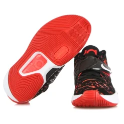 KD14 Basketbalschoen Zwart/Rood/Wit