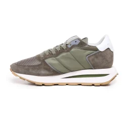 Khaki Groene Sneakers met Memory Foam