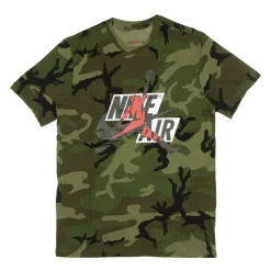 Klassiek T-shirt in Olive Camo