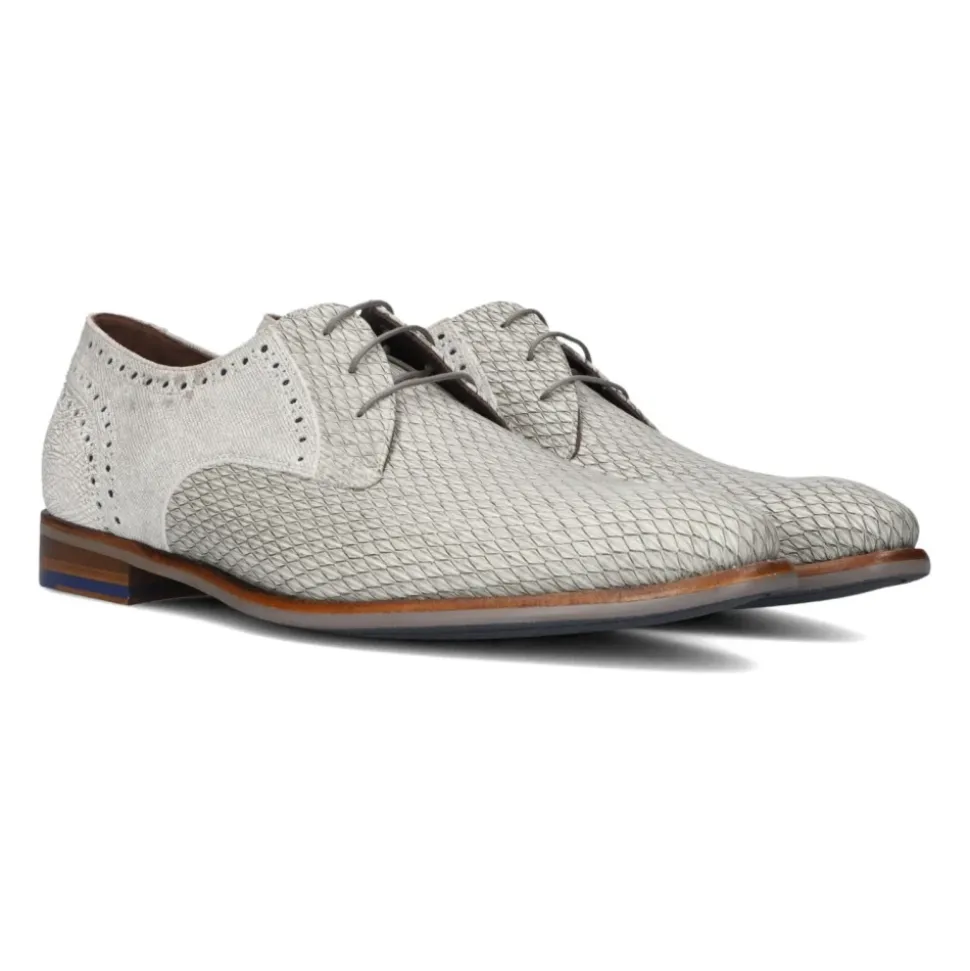 Klassieke Grijze Veterschoenen