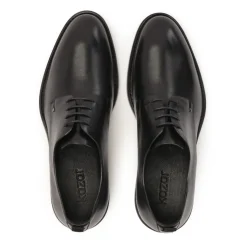 Klassieke zwarte halfschoenen voor pak
