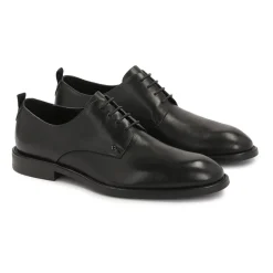 Klassieke zwarte halfschoenen voor pak