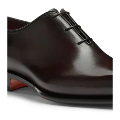 Klassieke Derby Schoenen van Zwart Leer