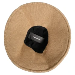 Knitted Widebrim Bucket Capello Hat