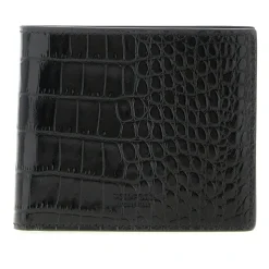 Krokodillenleren Bi-fold Portemonnee