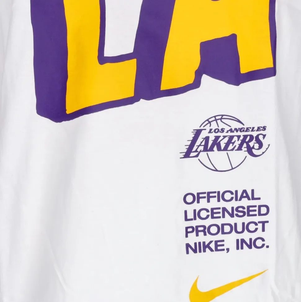 Lakers Block T-shirt Wit