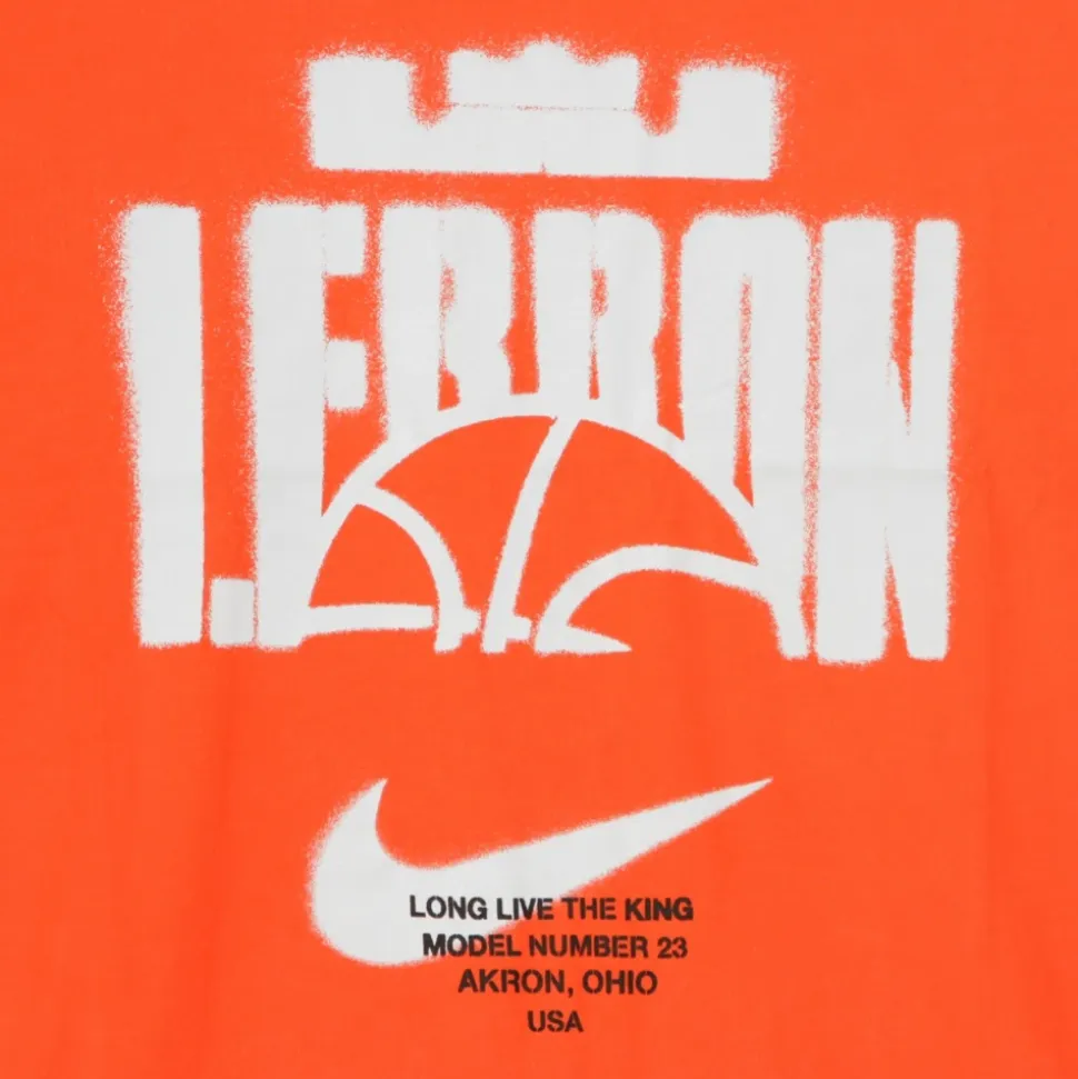 Lebron Dry Tee Ball Team Orange T-Shirt