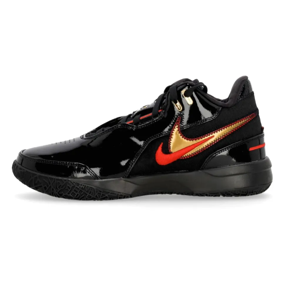 LeBron Zoom Ampd Basketbalschoen Zwart/Goud/Rood