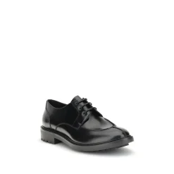 Leren Lace-Ups met Eigentijdse Twist