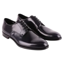 Leren veterschoenen