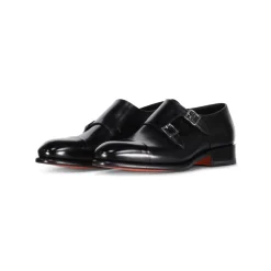 Leren Double Monkstraps