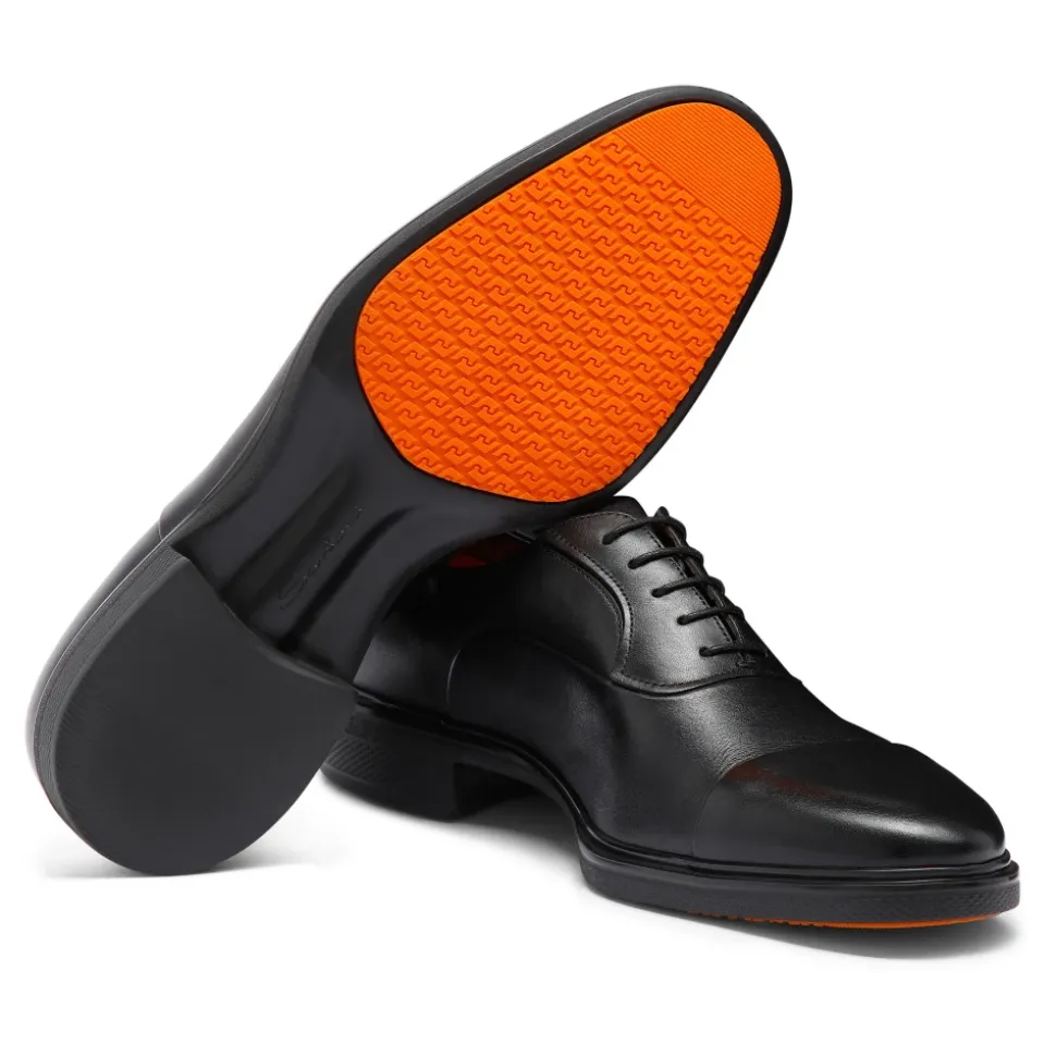 Leren Easy-On Oxford schoenen