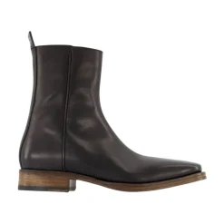 Leren Enkelboot