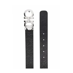 Leren riem met Gancini-gesp
