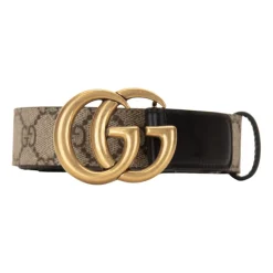 Leren Riem met GG-Motief