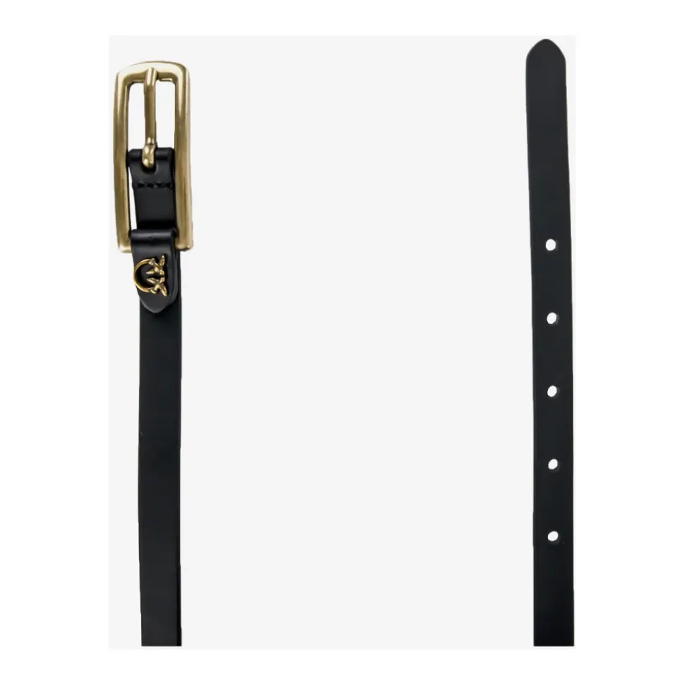 Leren Riem Met Logo