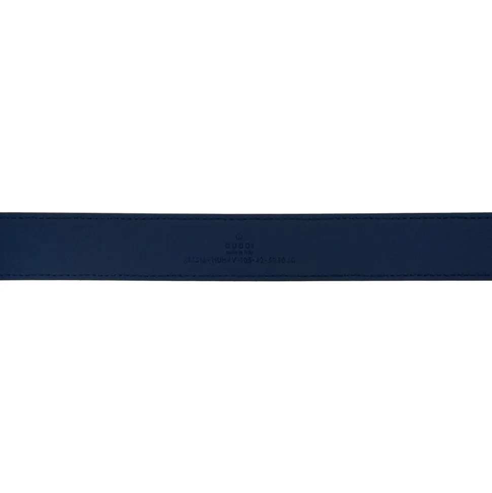 Leren Riem met Logo Gesp