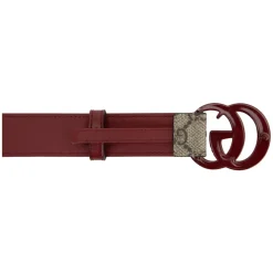 Leren Riem met Logo Gesp