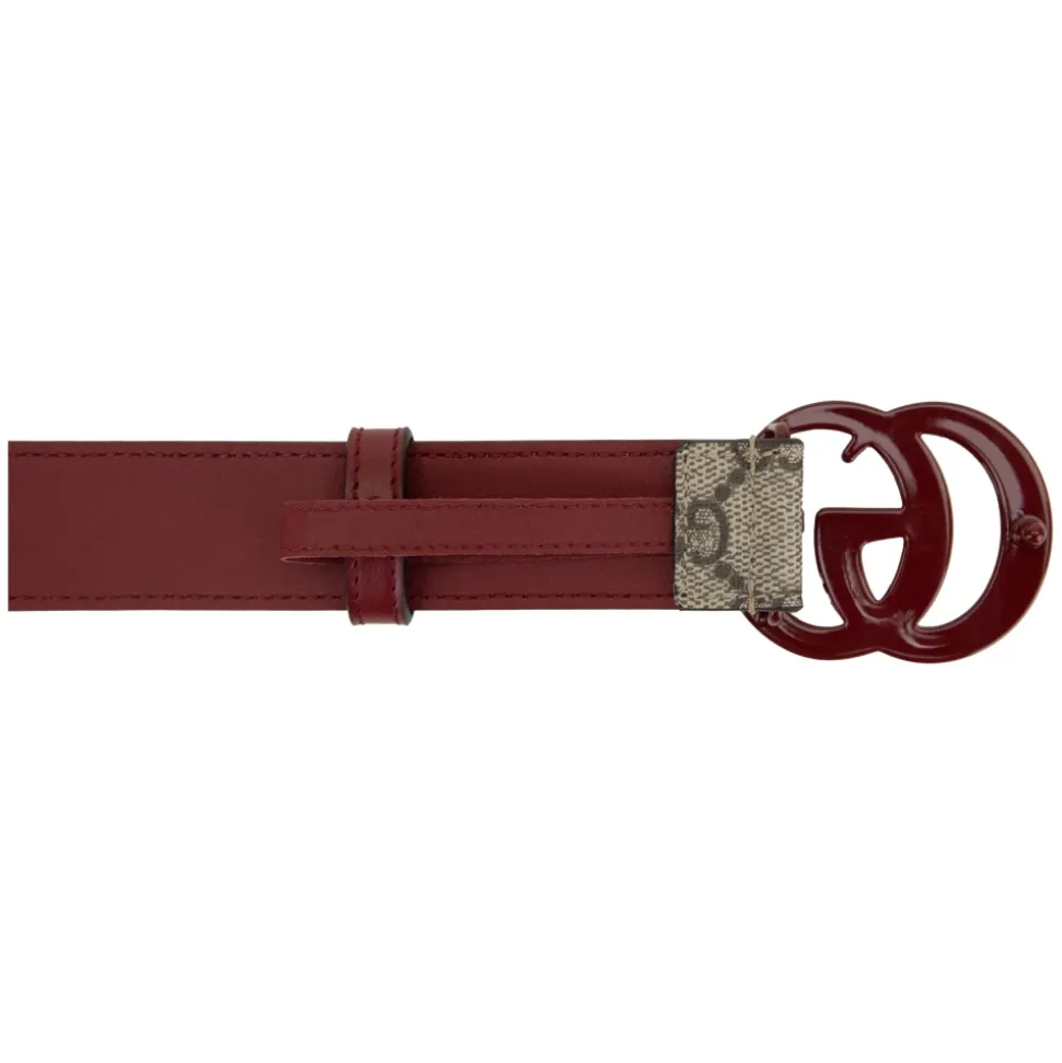 Leren Riem met Logo Gesp