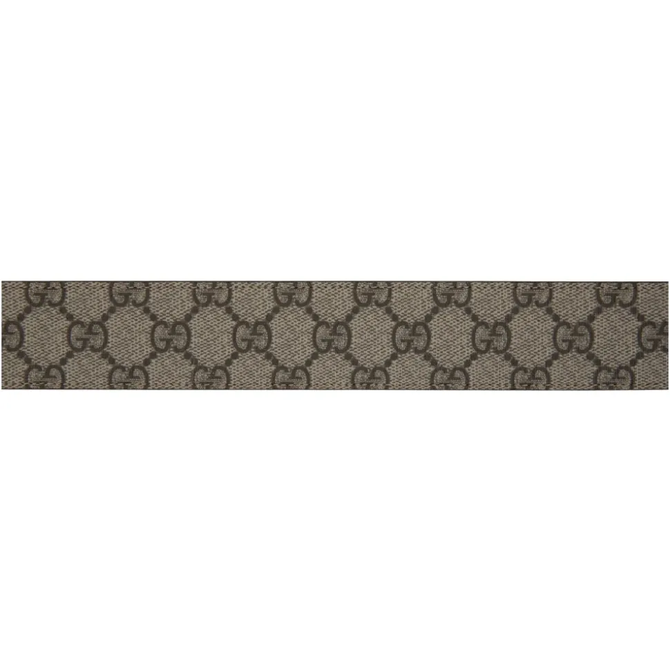Leren Riem met Logo Gesp