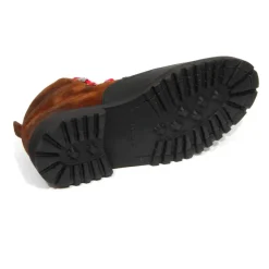 Leren schoenen met vintage effect