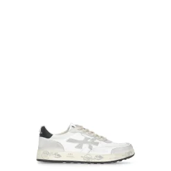 Leren Sneakers met Logo Details