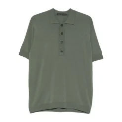 Lichtgewicht Viscose Gebreide Poloshirt