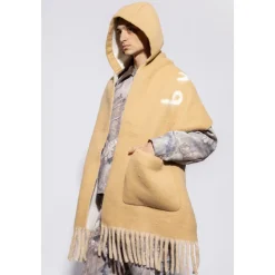 Logo Alpaca Wolmix Sjaal met Capuchon