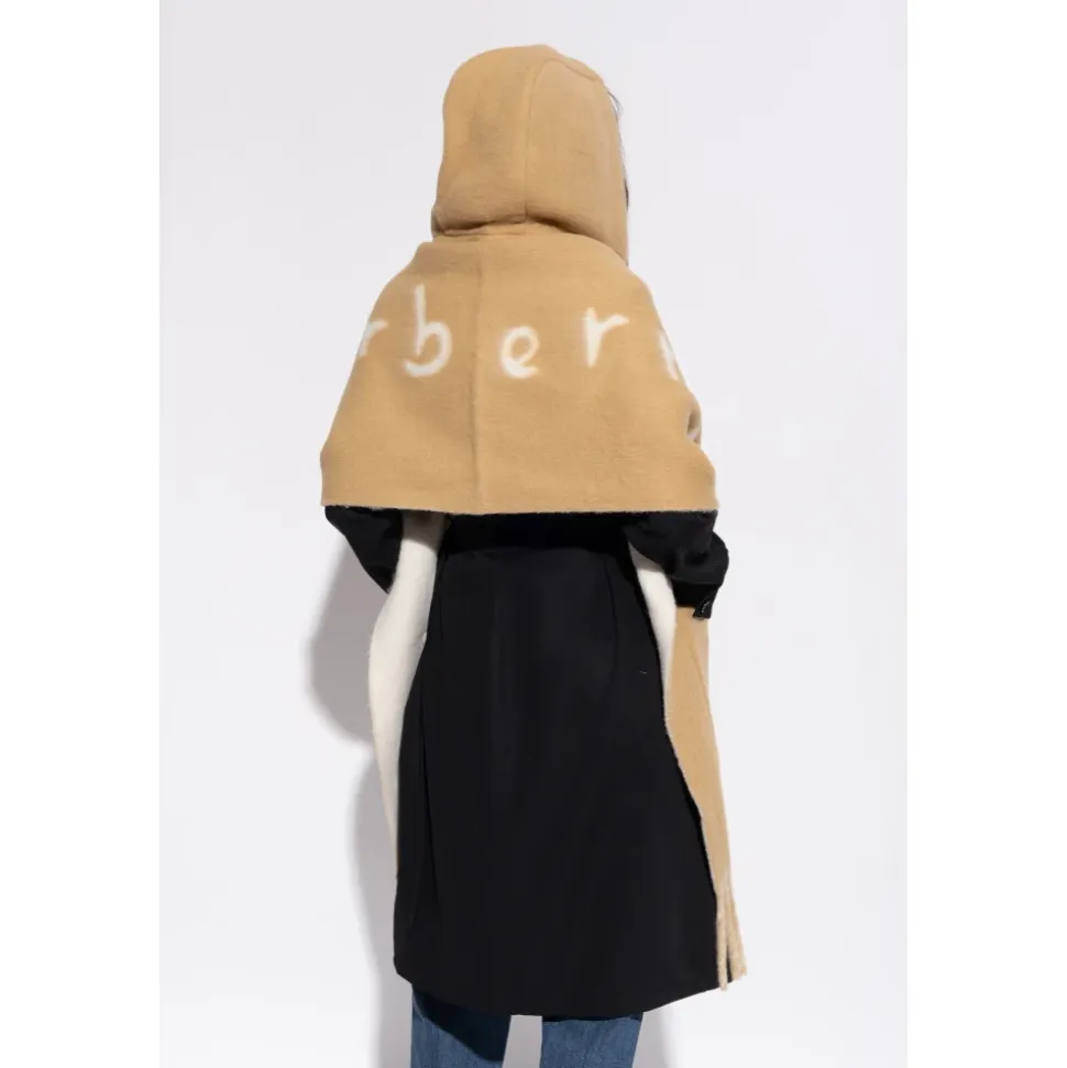 Logo Alpaca Wolmix Sjaal met Capuchon