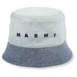 Logo Denim Bucket Hat