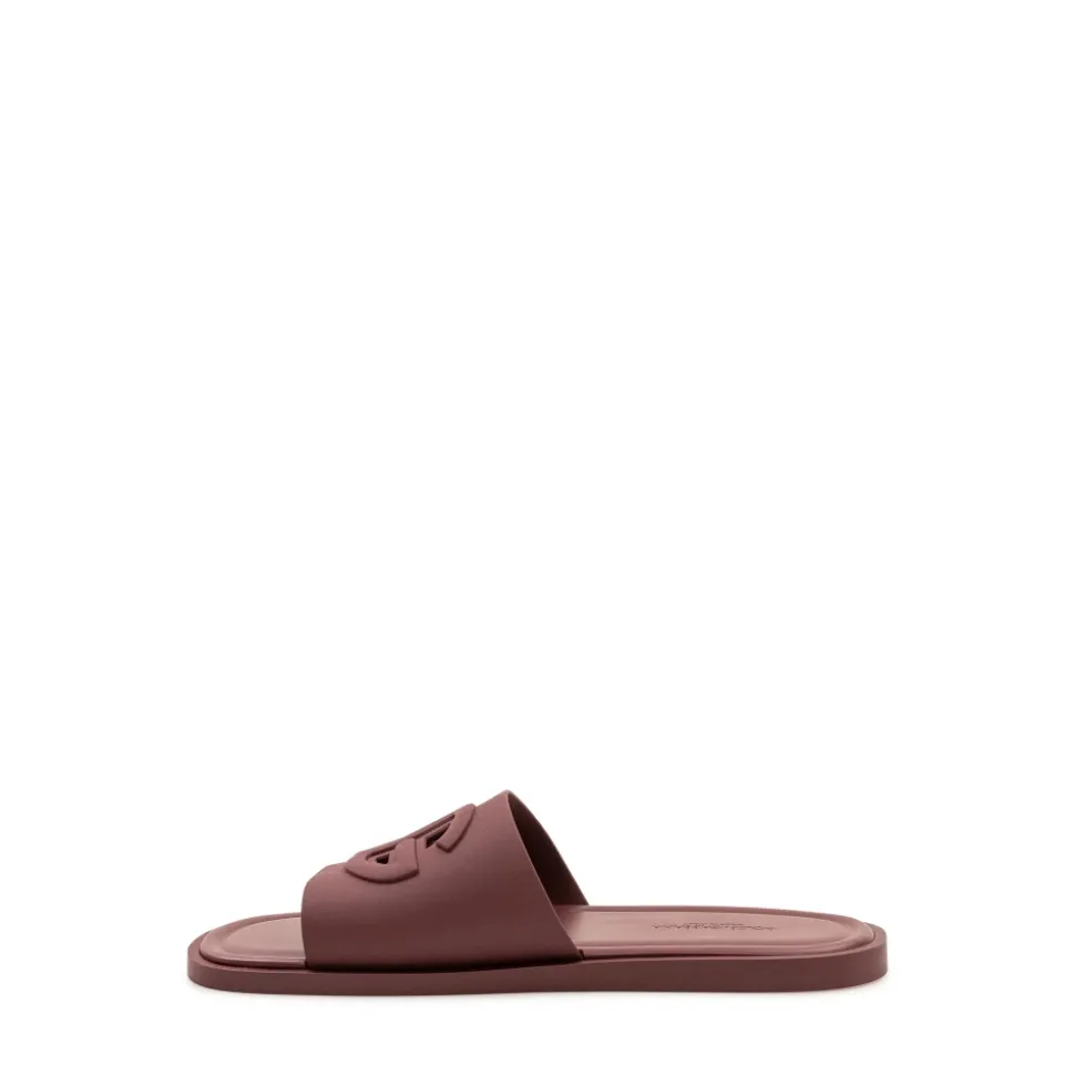 Logo Embossed Slide Sandaal