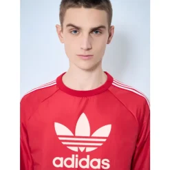Logo Motif Crewneck Sweatshirt