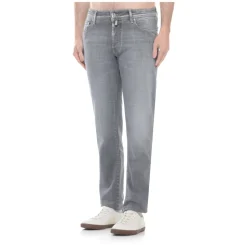 Logo Patch Slim-fit Jeans