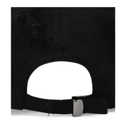 Logo-Plaque Baseball Cap, Zwart