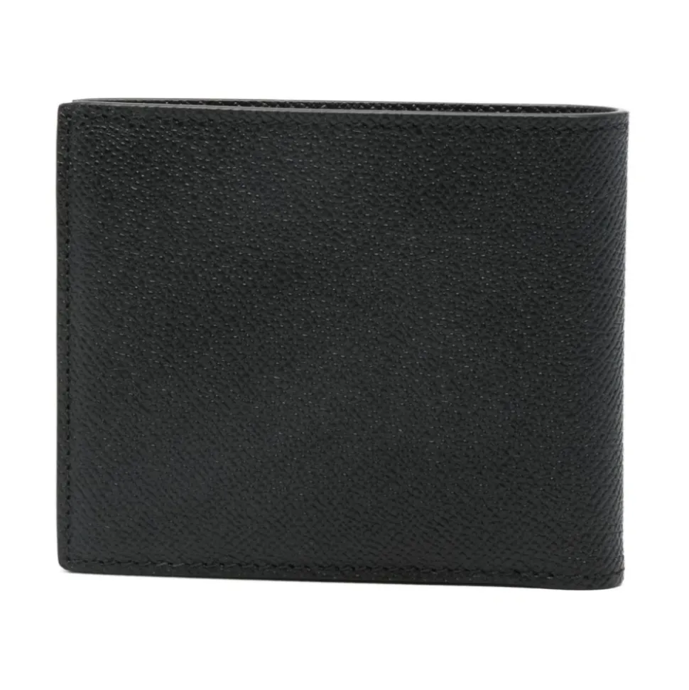 Logo-plaque bi-fold portemonnee