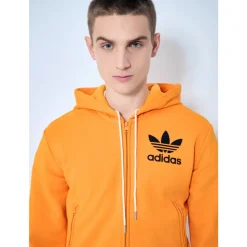 Logo Zip-Up Hoodie Sweatshirt
