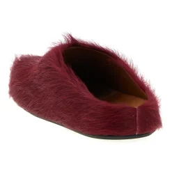 Long Hair Calfskin Fussbett Sabot