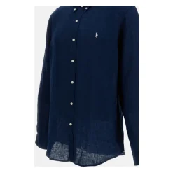 Long-Sleeve Linen Shirt