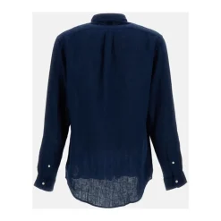 Long-Sleeve Linen Shirt