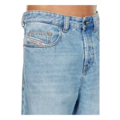 Loose Fit Straight Leg Denim Jeans